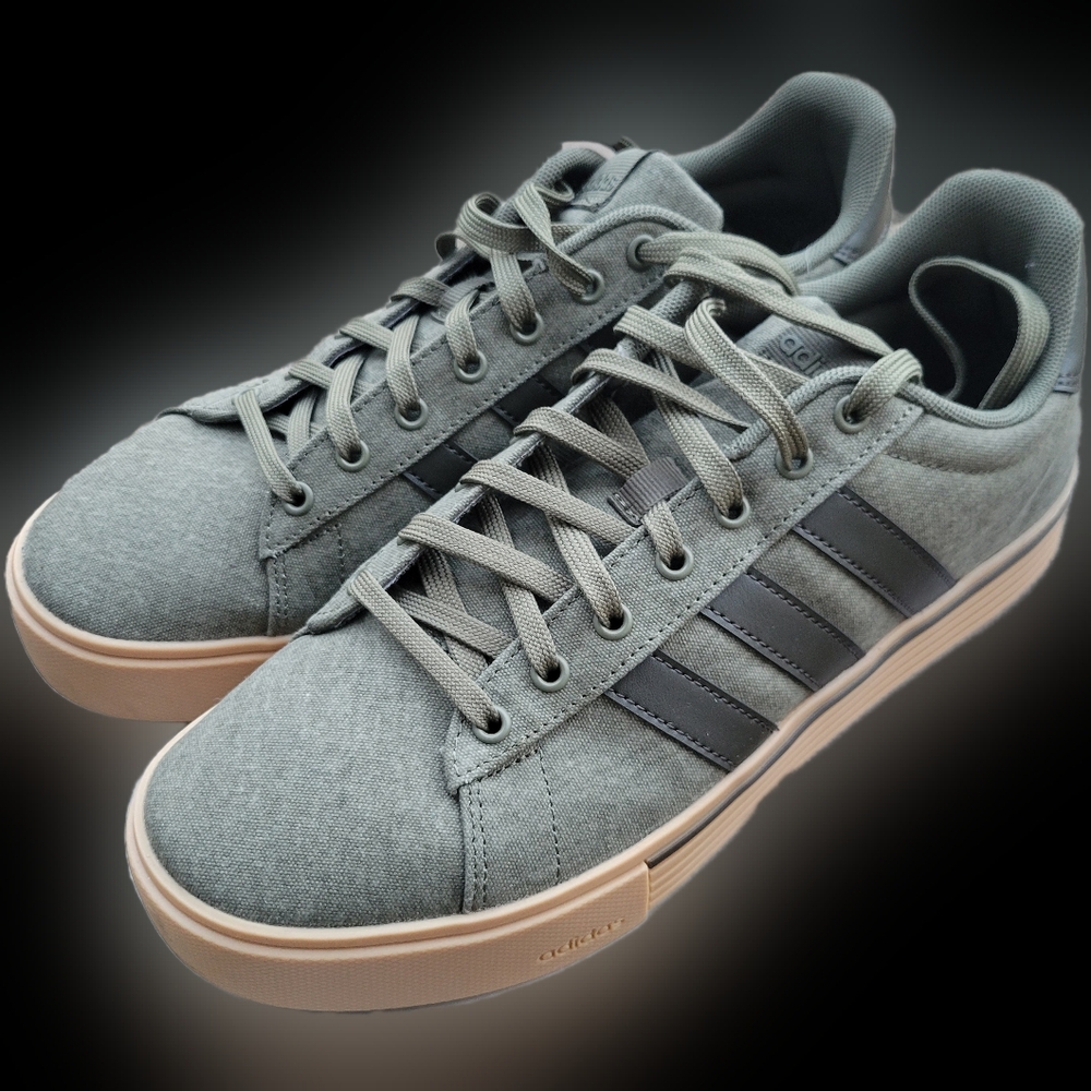 Mens Size 10.5 - Adidas Daily 4.0 Olive Strata Gum